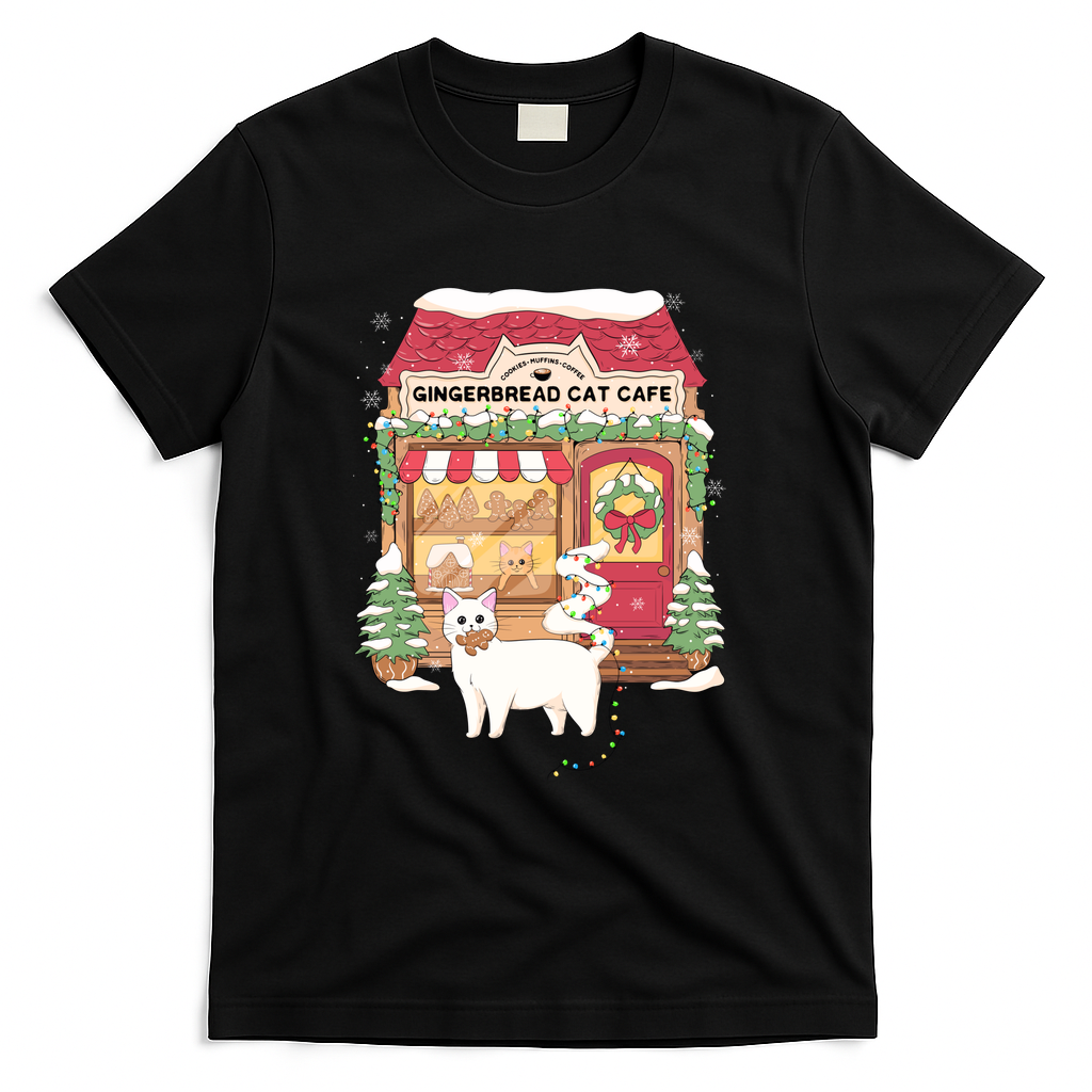 Gingerbread Cat Cafe - Black