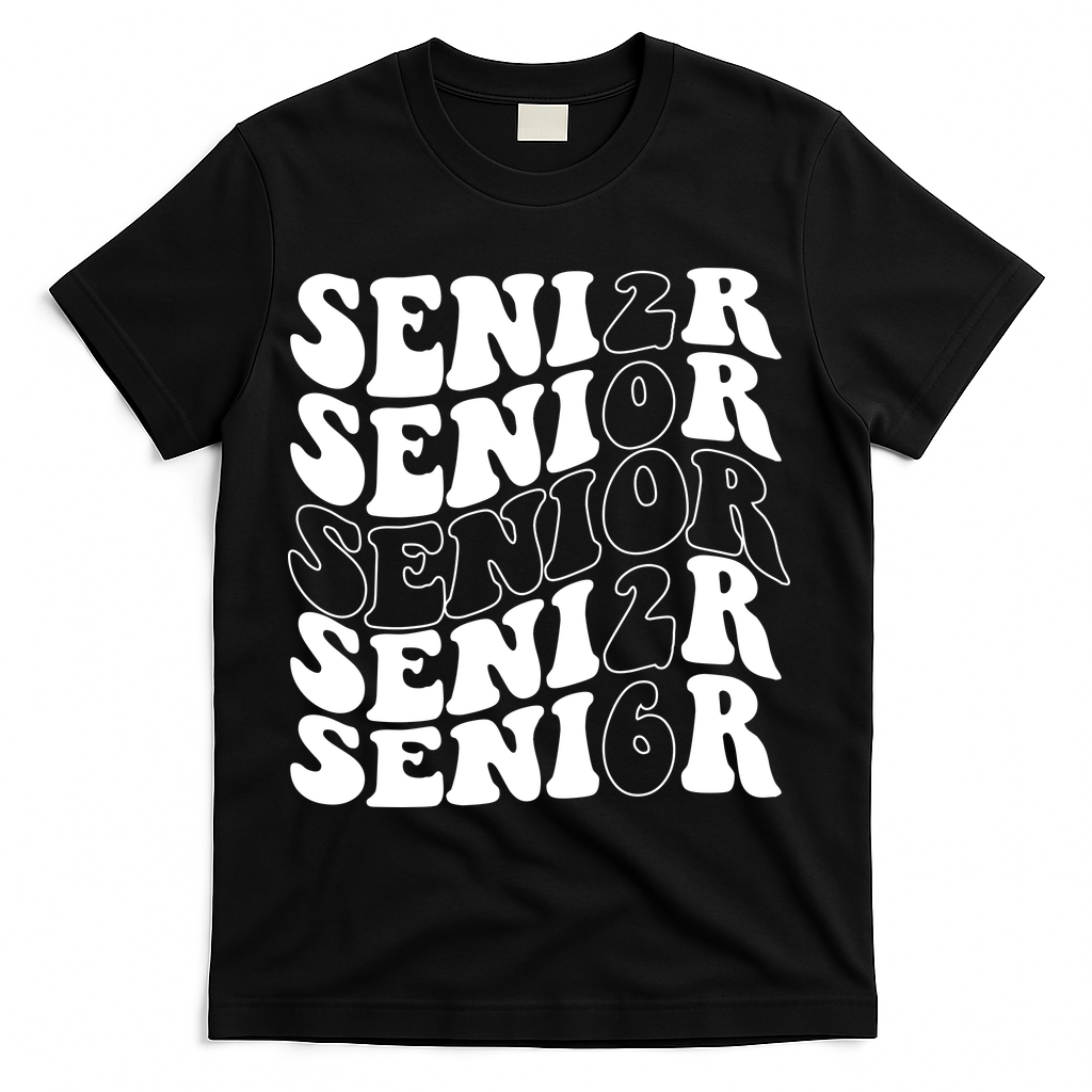 Graduation Class Of 2026 Seniors T-Shirt - Black