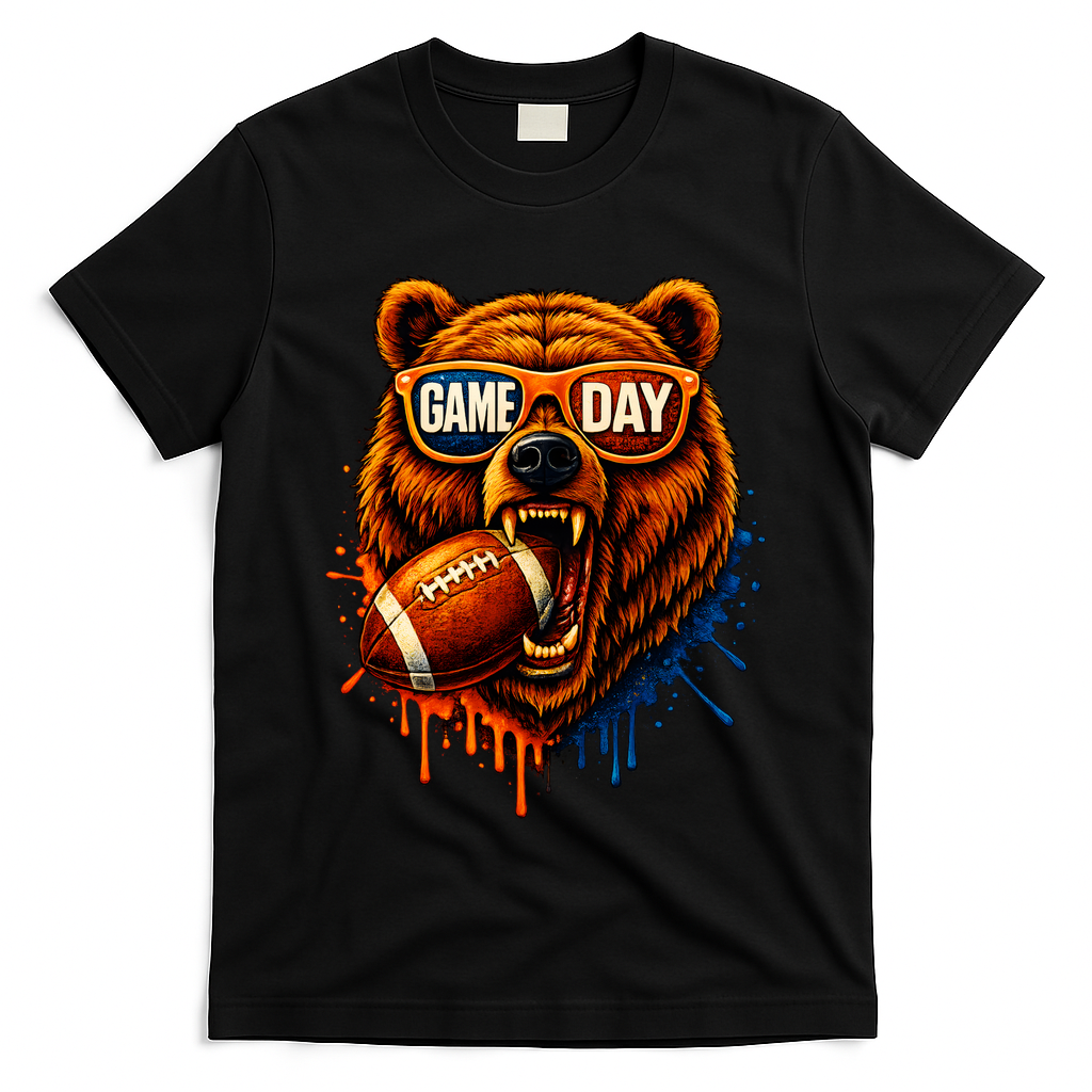 Game Day Bears Football Bear T-Shirt