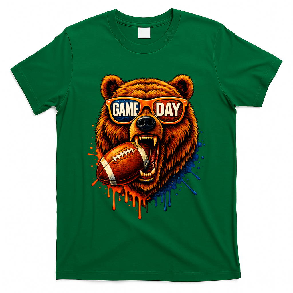 Game Day Bears Football Bear T-Shirt