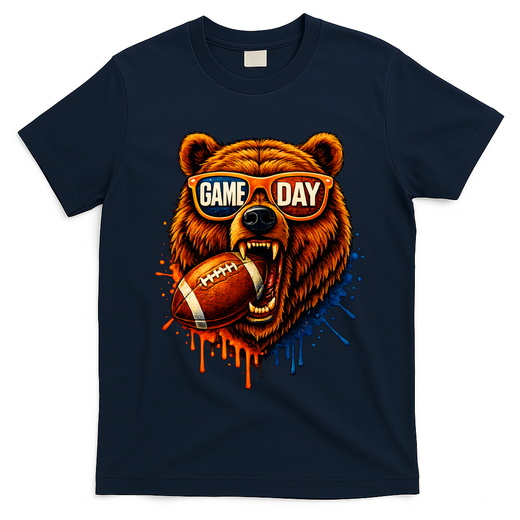 Game Day Bears Football Bear T-Shirt