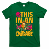 Goddammit Donut Book Lover This In An Outrage T-Shirt - Green