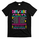 Groovy Day Care Some Days I Rock It Day Care Teacher Life T-Shirt - Black