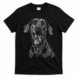 Great Dane Dog Animal Graphic Tees For Men Women T-Shirt - Black