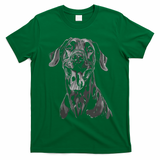 Great Dane Dog Animal Graphic Tees For Men Women T-Shirt - Irish Green