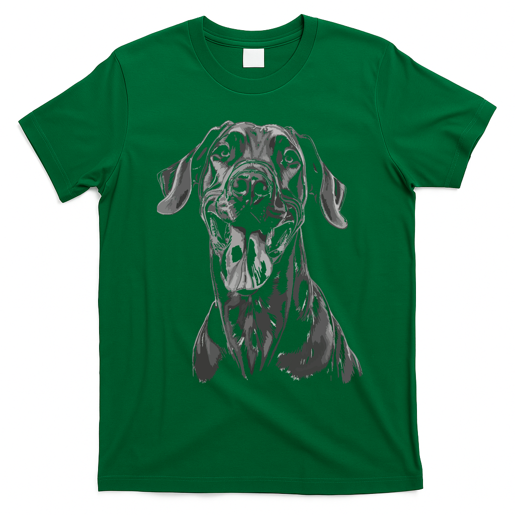Great Dane Dog Animal Graphic Tees For Men Women T-Shirt - Irish Green