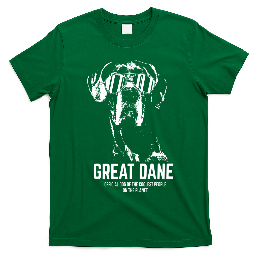 Great Dane Dog Of The Coolest Pup Lovers T-Shirt - Irish Green