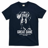 Great Dane Dog Of The Coolest Pup Lovers T-Shirt - Navy Blue