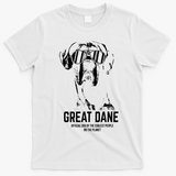 Great Dane Dog Of The Coolest Pup Lovers T-Shirt - White