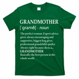 Grandmother Definition Funny Grandma T-Shirt