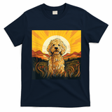Goldendoodle Dood Funny Doodle Dog Golden Doodle T-Shirt - Navy Blue