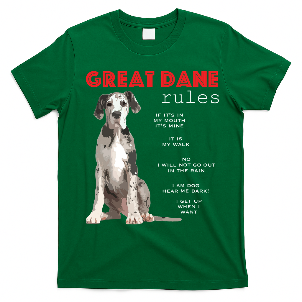 Great Dane Funny Great Dane Lover T-Shirt - Irish Green