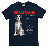 Great Dane Funny Great Dane Lover T-Shirt - Navy Blue