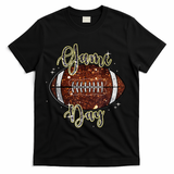 Game Day Football Bling Bling Football Lover Fall Autumn T-Shirt - Black