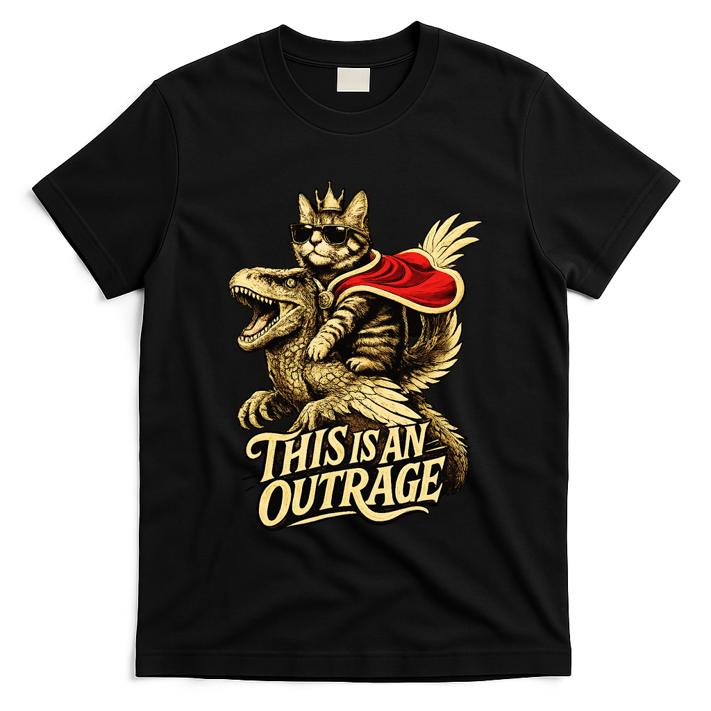 Goddammit Donut Funny Book Lover This Is An Outrage T-Shirt