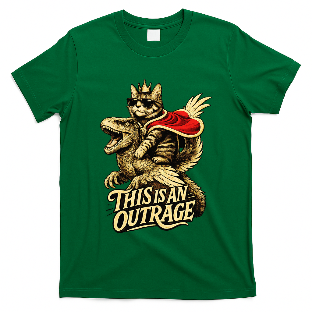 Goddammit Donut Funny Book Lover This Is An Outrage T-Shirt