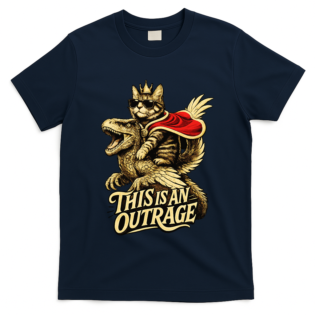 Goddammit Donut Funny Book Lover This Is An Outrage T-Shirt