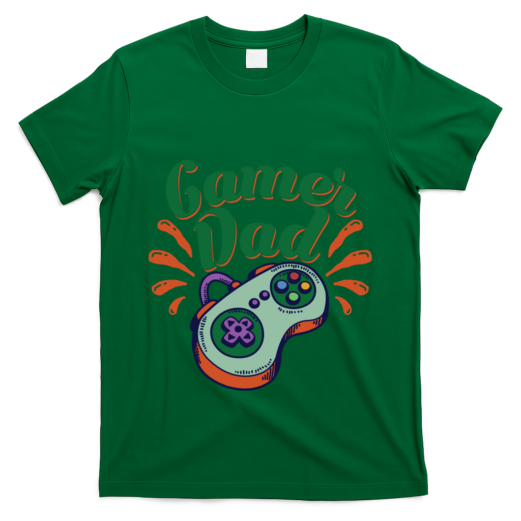 Gamer Dad Gaming Father FatherS Day Video Games Funny Gift T-Shirt