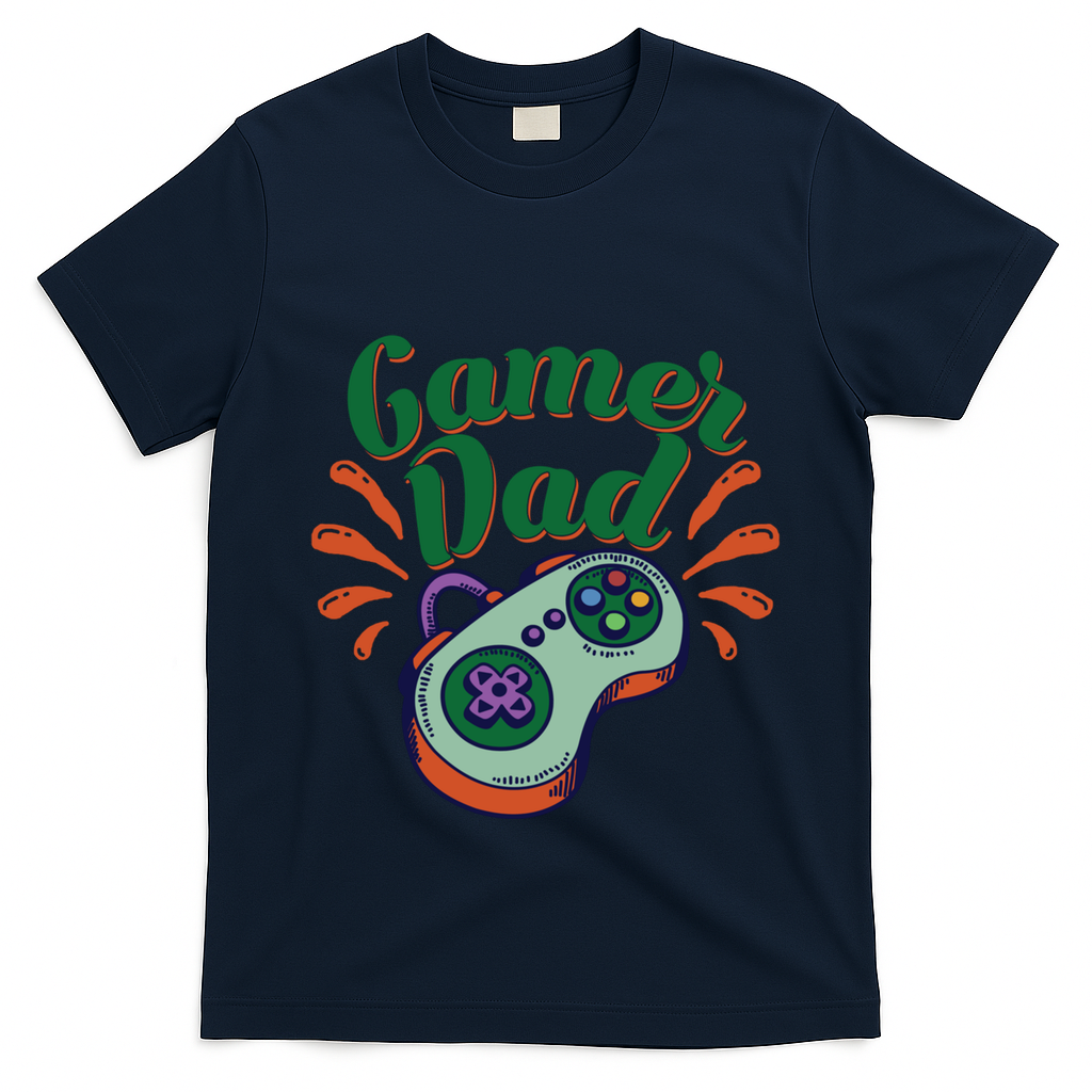 Gamer Dad Gaming Father FatherS Day Video Games Funny Gift T-Shirt