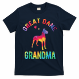 Great Dane Grandma Great Dane Nana Great Dane Dog Lover T-Shirt - Navy Blue