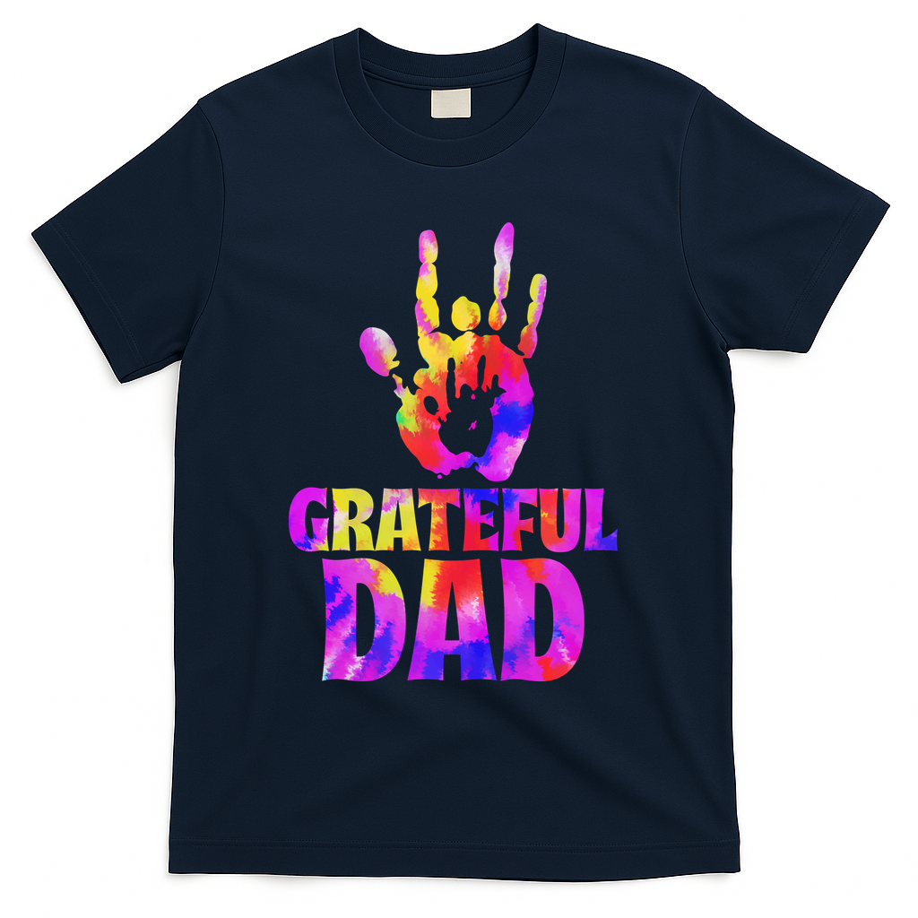 Greateful Dad T-Shirt - Navy