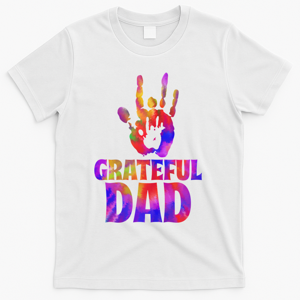 Greateful Dad T-Shirt - White