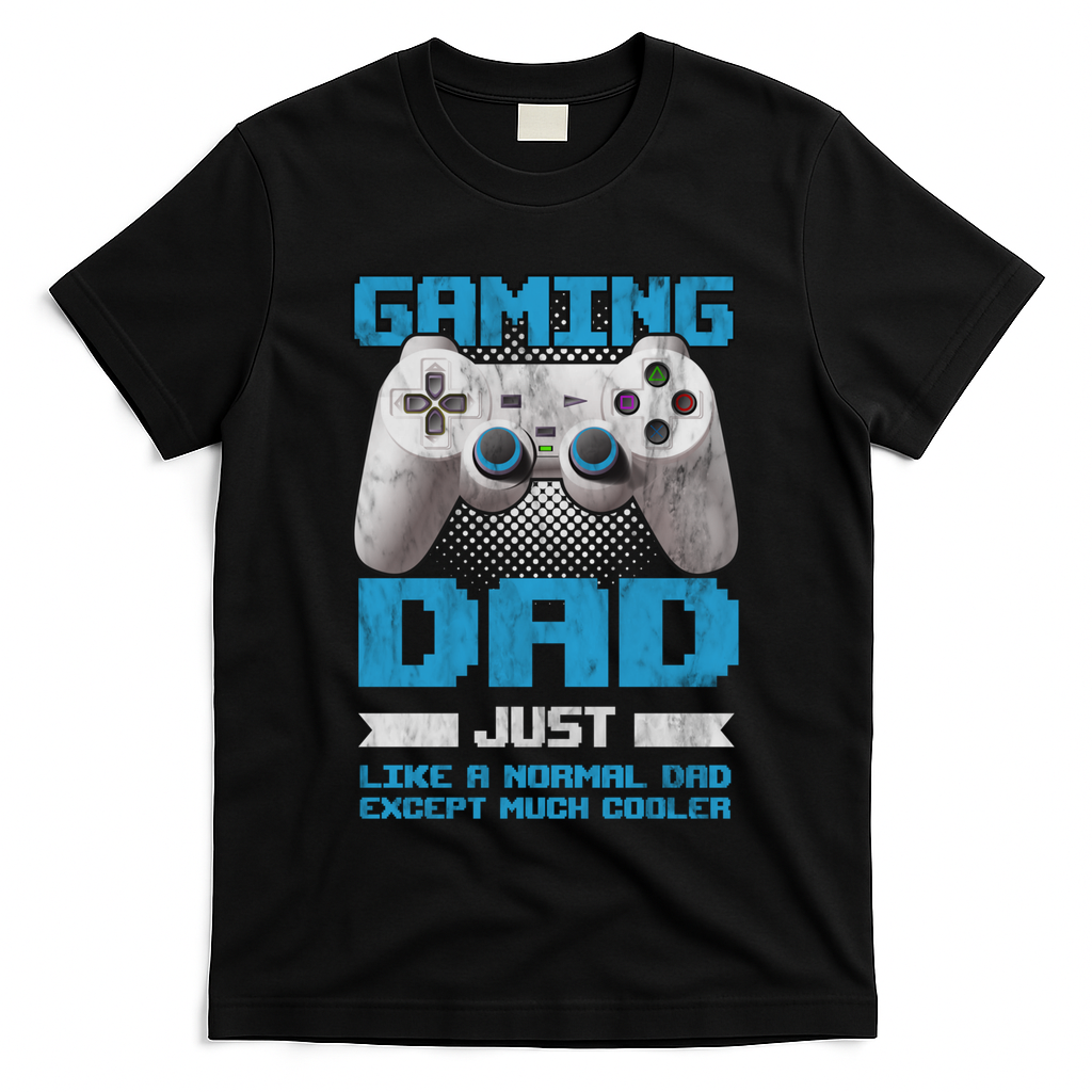 Gaming Dad Papa Daddy Dad Fatherhood Fathers Day Cool Gift T-Shirt