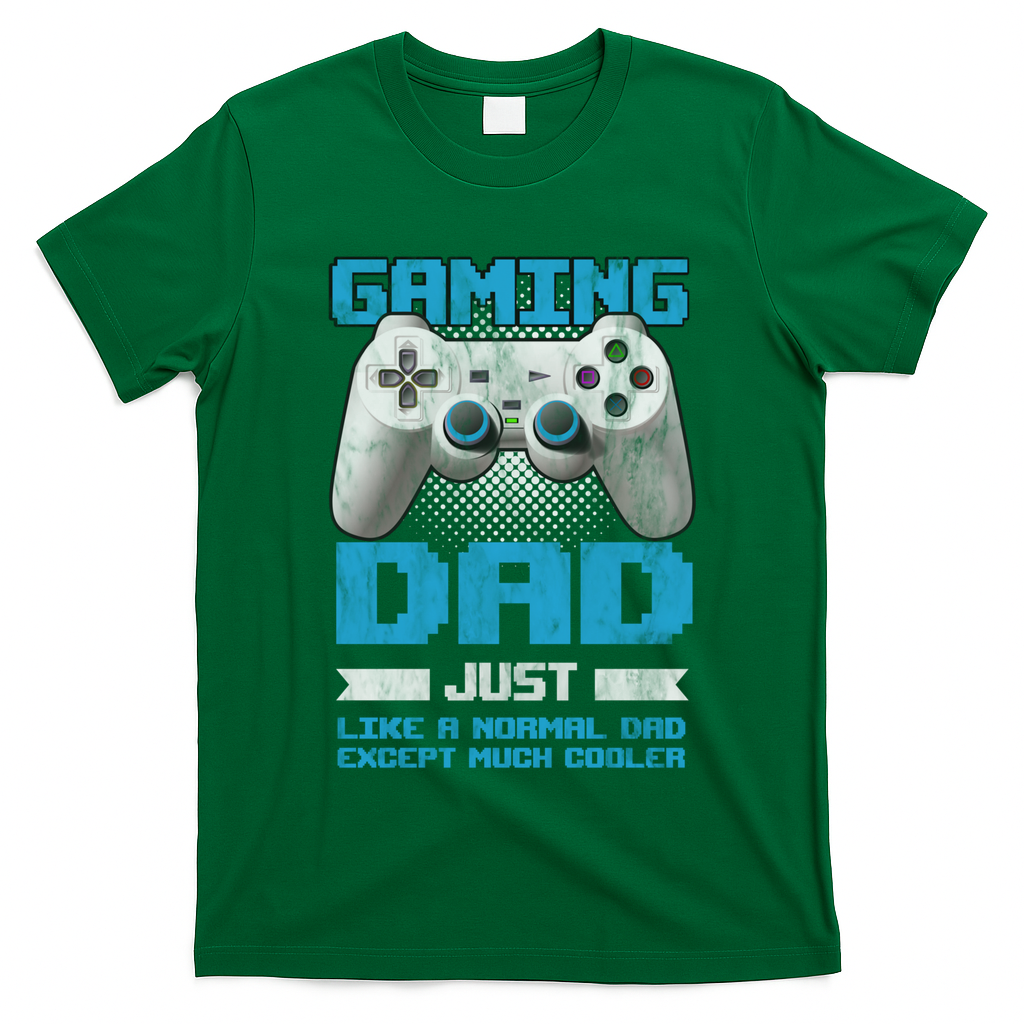 Gaming Dad Papa Daddy Dad Fatherhood Fathers Day Cool Gift T-Shirt