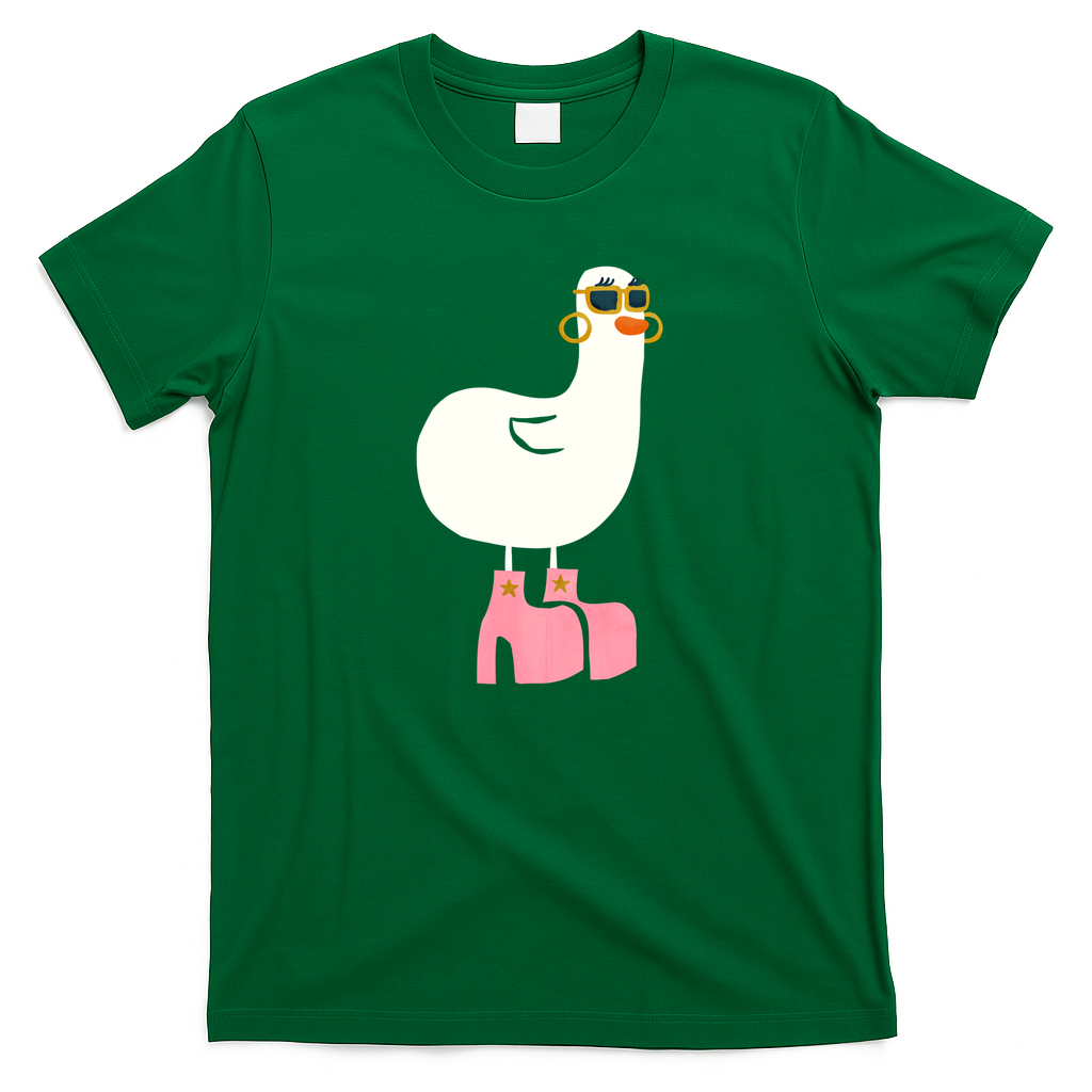 Groovy duck - Green