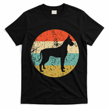 Great Dane Shirts Vintage Retro Great Dane Dog T-Shirt - Black