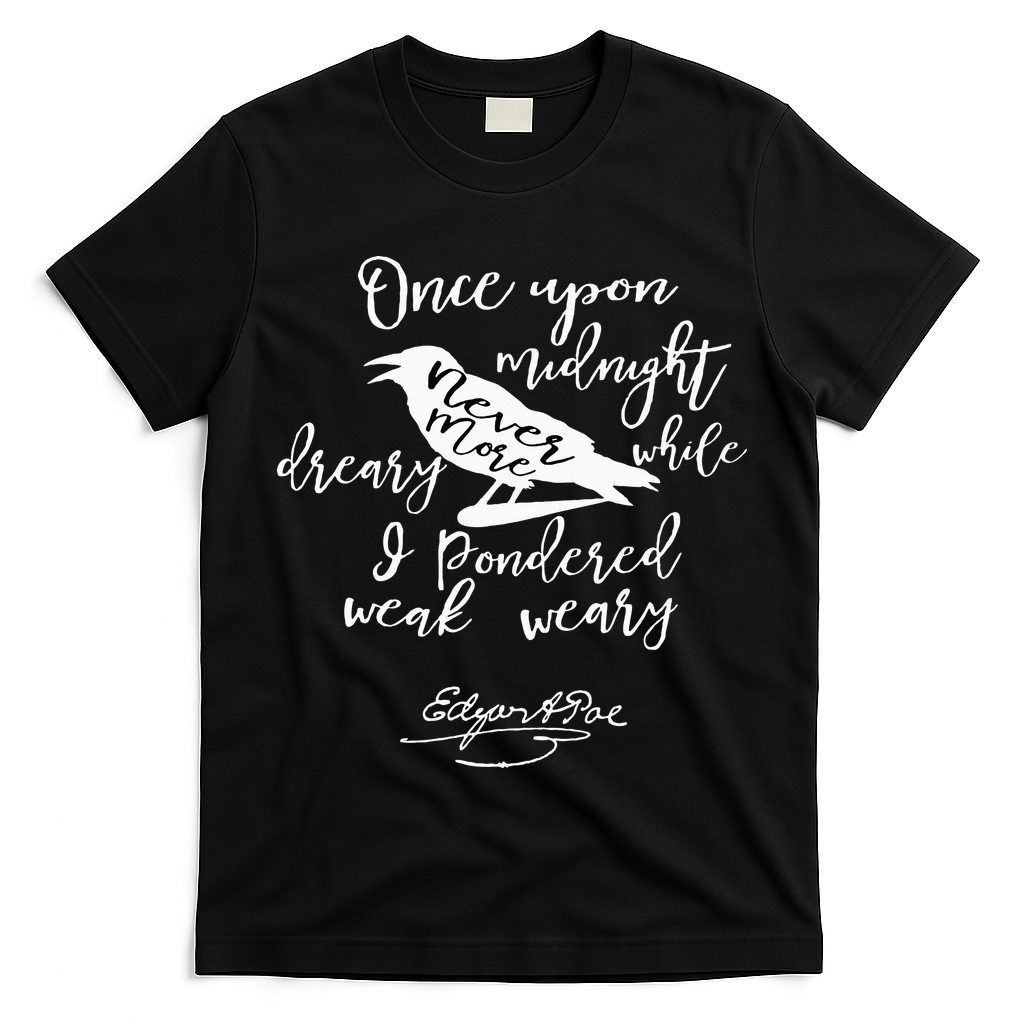 Gothic Edgar Allan Poe vintage  T-Shirt