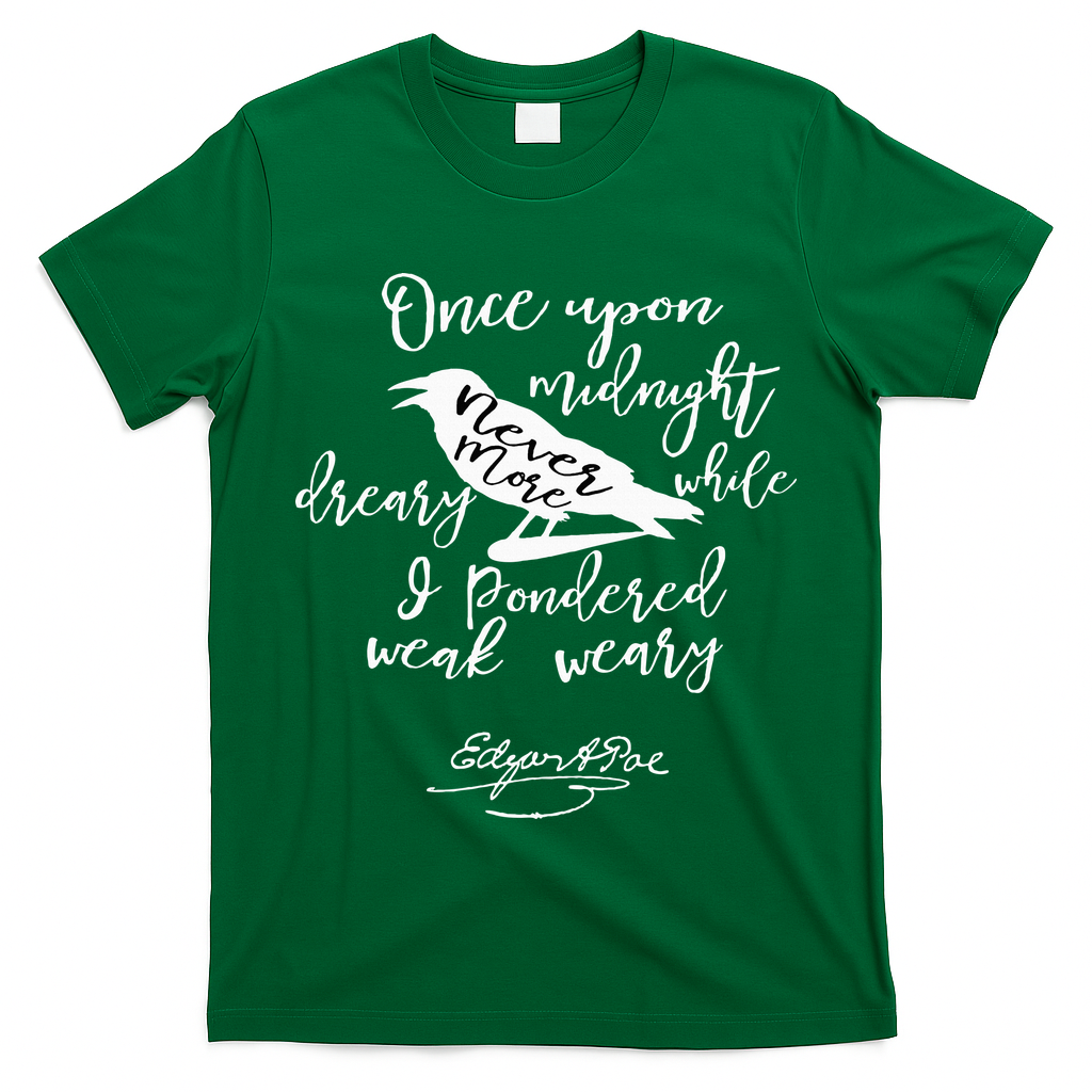 Gothic Edgar Allan Poe vintage  T-Shirt