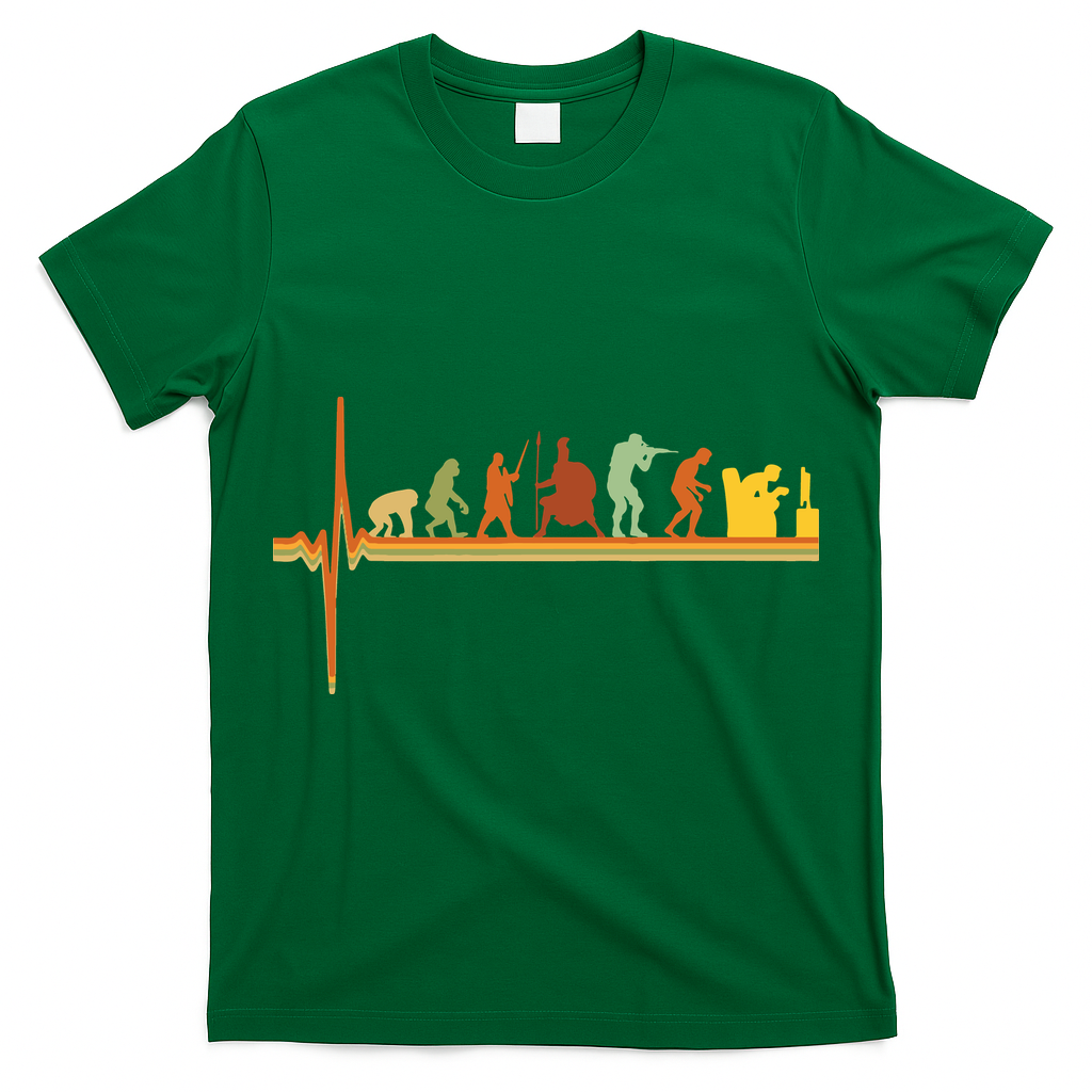 Gaming Evolution Funny Retro Video Game Console Gamer T-Shirt