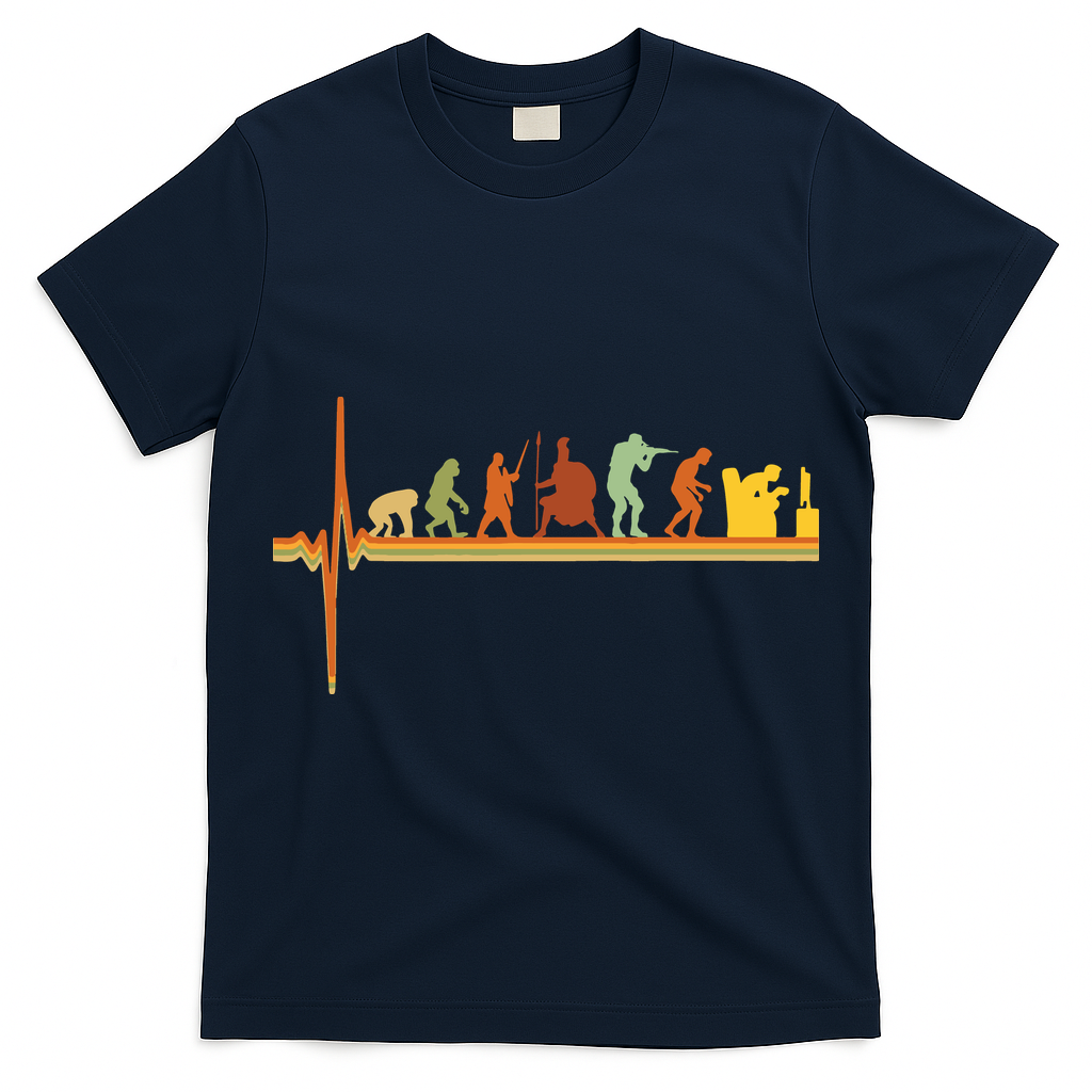 Gaming Evolution Funny Retro Video Game Console Gamer T-Shirt