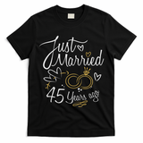 Gift For 45th Wedding Anniversary 45 Year Marriage T-Shirt