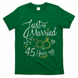 Gift For 45th Wedding Anniversary 45 Year Marriage T-Shirt