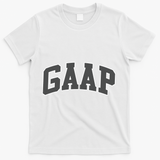 GAAP Funny Accountant T For CPA Gift T-Shirt - White