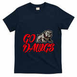Go Funny Bulldogs T-Shirt - Navy Blue