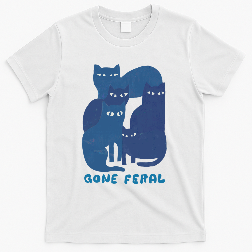 Gone feral (blue period) - White