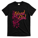 Guam Flower Chamorrita Guam Island Guaian Chamorro Gift T-Shirt - Black