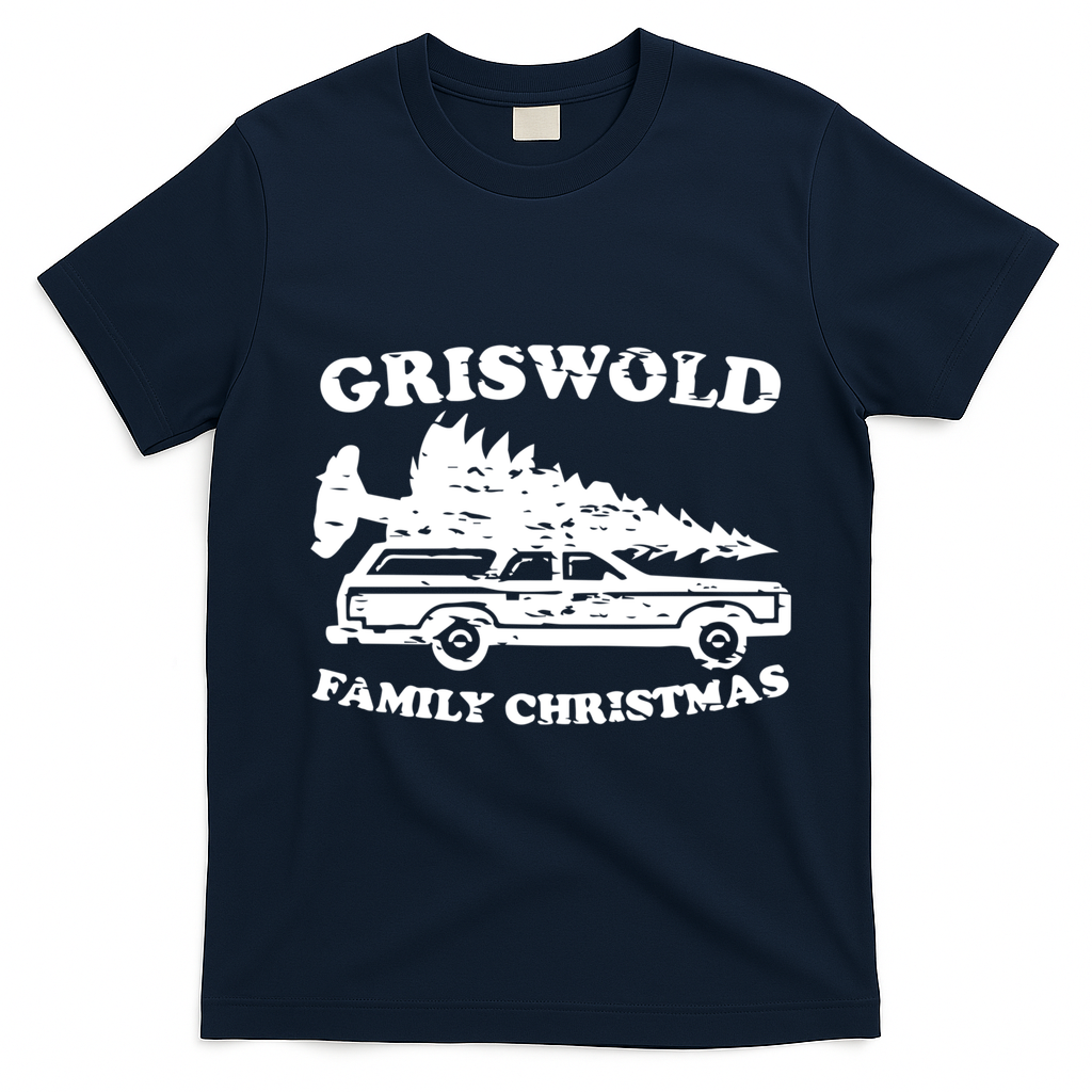 Griswold Family Christmas T-Shirt - Navy Blue