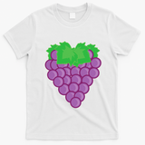 Grape Fruit Easy Lazy DIY Halloween Costume T-Shirt - White