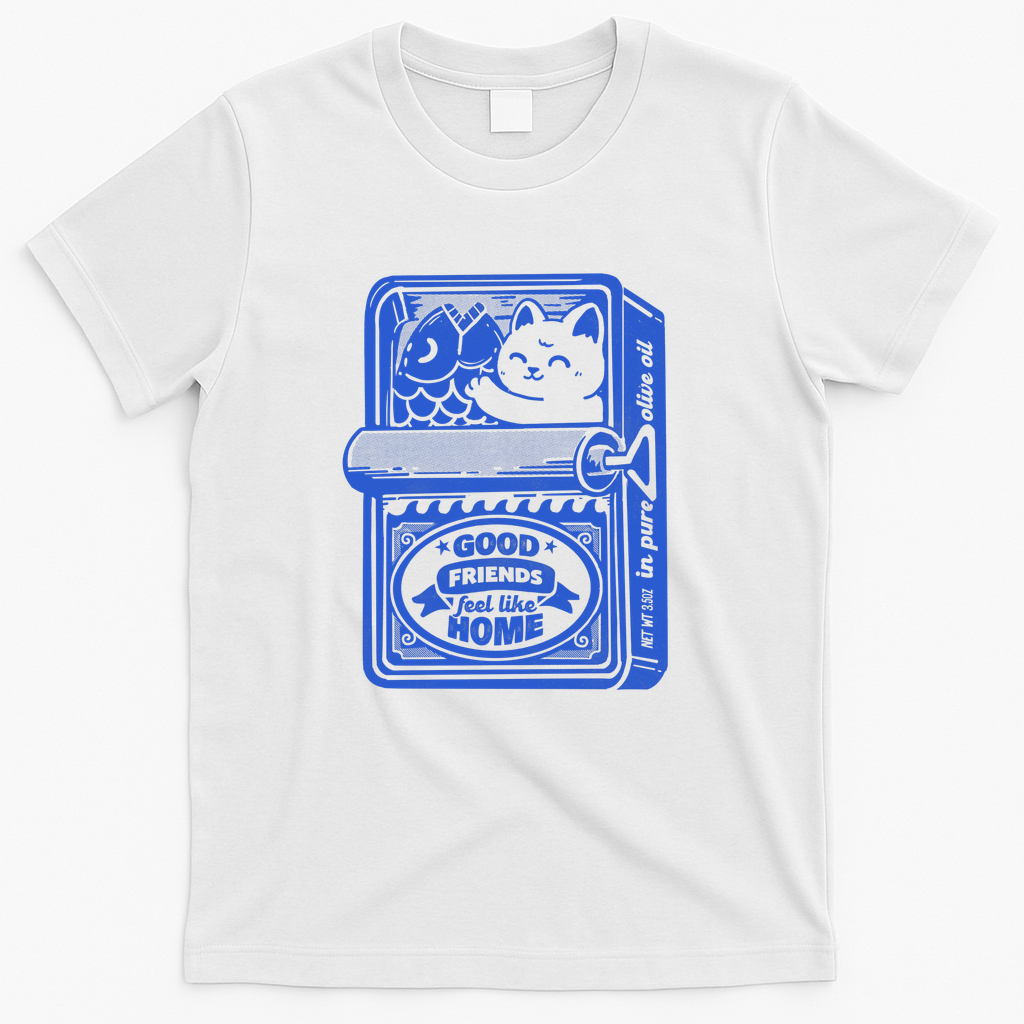 Good Friends feel like Home - White