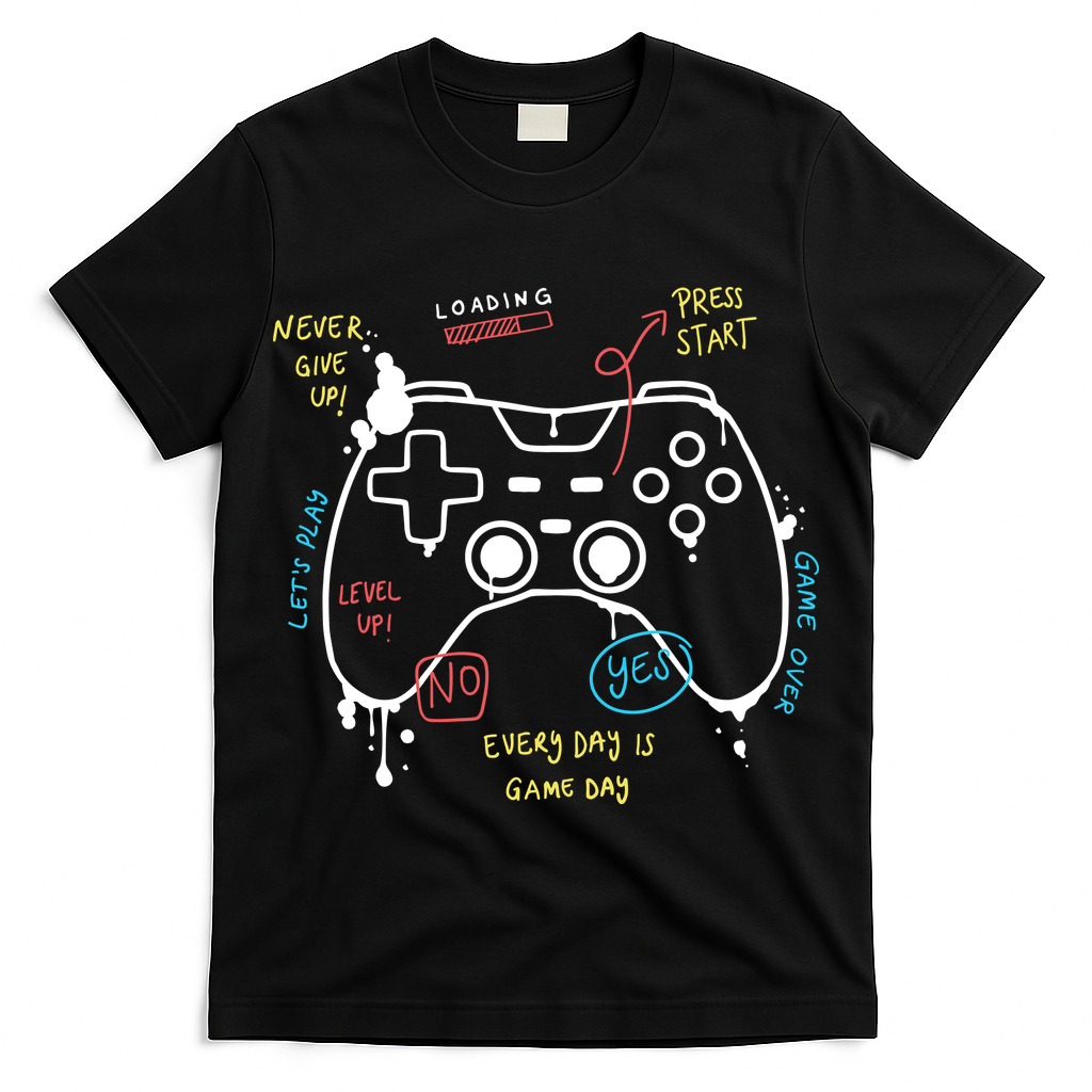 Gamer Funny Gaming Remote Everyday Is Game Day T-Shirt