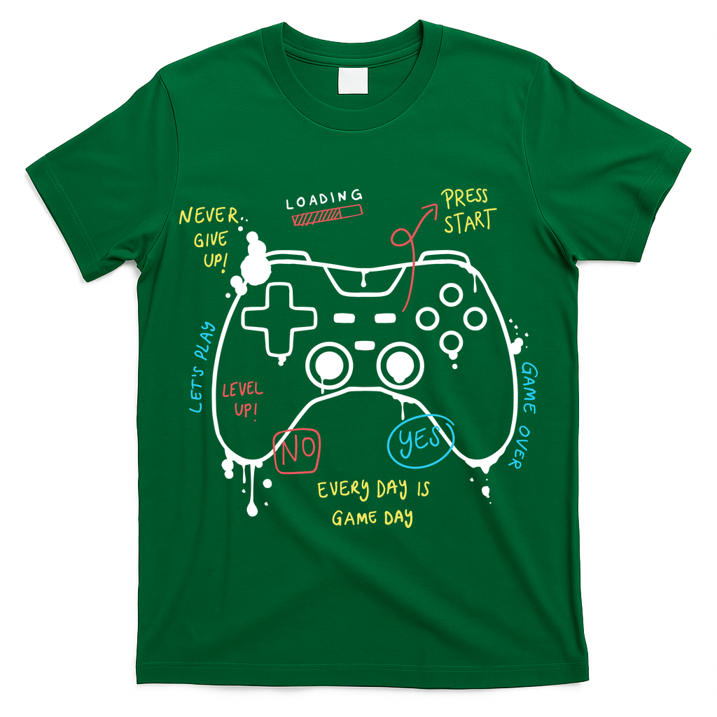 Gamer Funny Gaming Remote Everyday Is Game Day T-Shirt