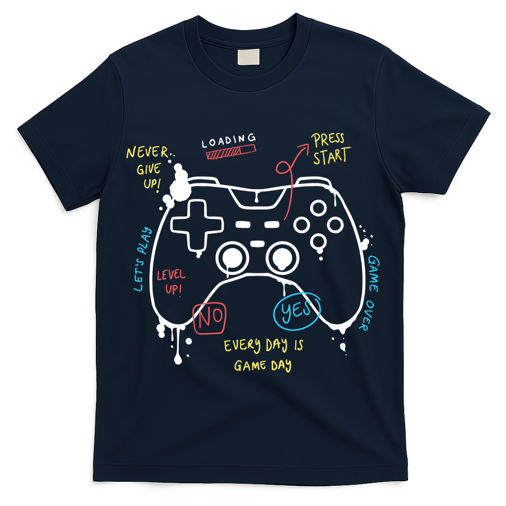 Gamer Funny Gaming Remote Everyday Is Game Day T-Shirt