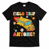 Groovy Field Trip Anyone School Bus Driver Yellow Bus Driver T-Shirt - Black