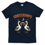 Goosebumps Funny Witch Goose Bumps Puns Halloween T-Shirt - Navy Blue