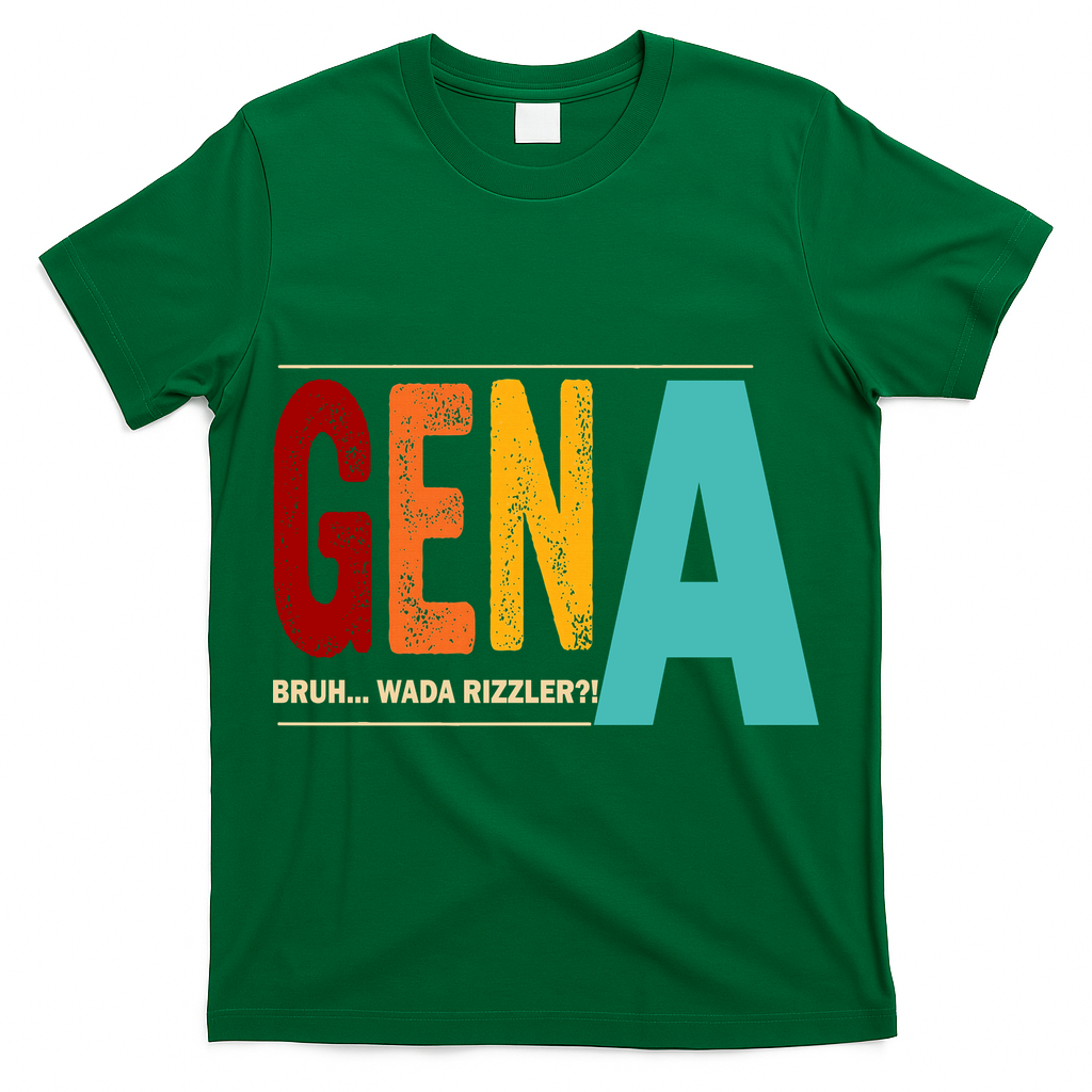 Gena Gen Bruh Wada Rizzler T-Shirt