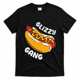 Glizzy Gang Funny Hot Dog T-Shirt - Black